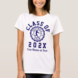 Klass på 202X-flickans Softball-team T Shirt