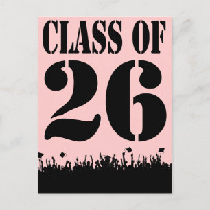 Klass på inbjudan till Silhouettes Studenten 2010 Vykort