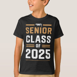 Klass senior 2025 skjorta högstadiet college t shirt