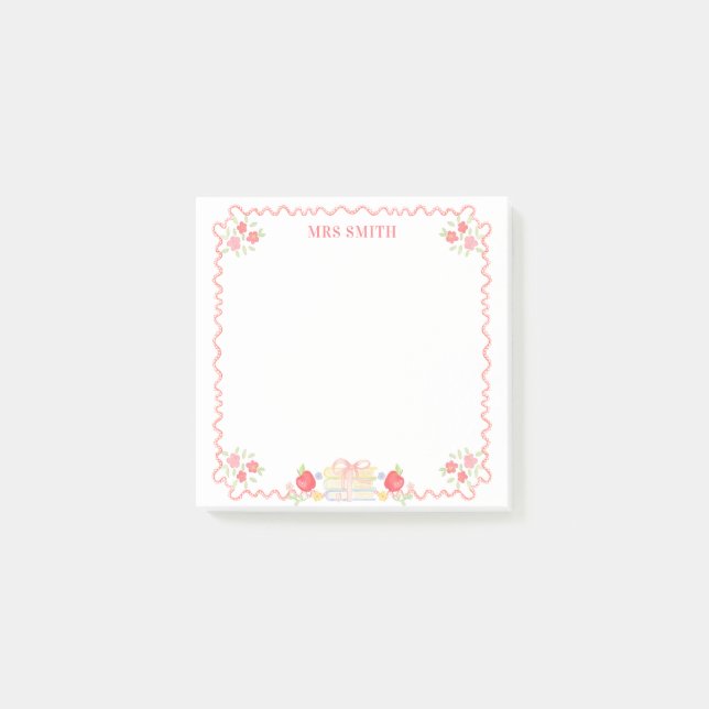 Klass skollärare post-it block (Framsida)