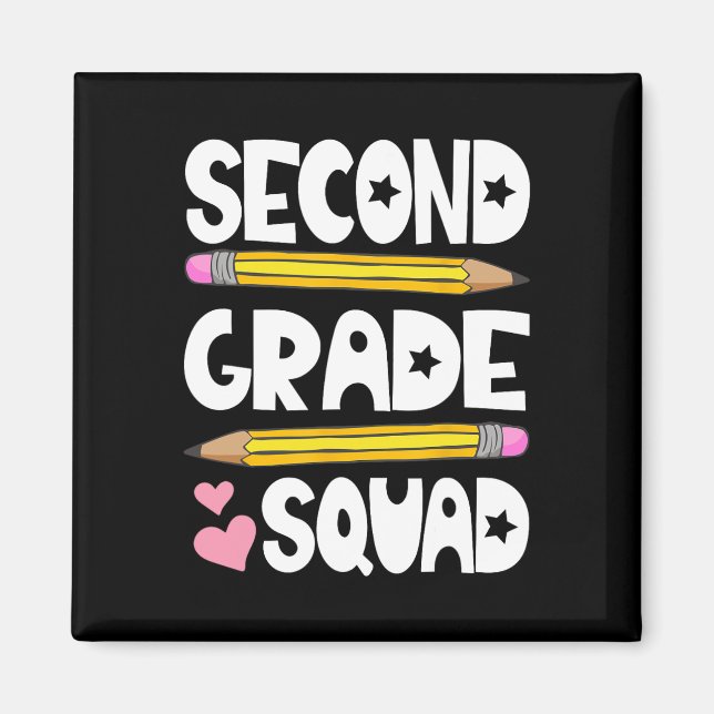 Klass Squad Team Back to school Lacher Student Ki Magnet (Framsidan)