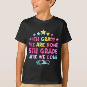 Klass Studenten Tie Dye 5e Klass här Vi Kom T Shirt