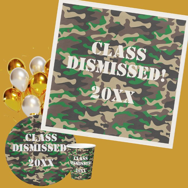 Klass - Studentfest för avbruten kamera Pappersservett (Skapare uppladdad)