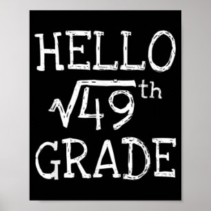 Klass-torget back to school, 49 math Te Poster