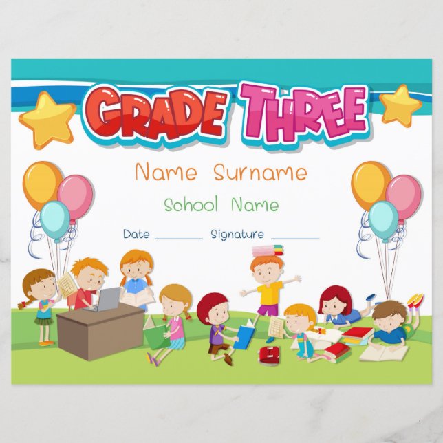 Klass Tre diplomat (Framsida)