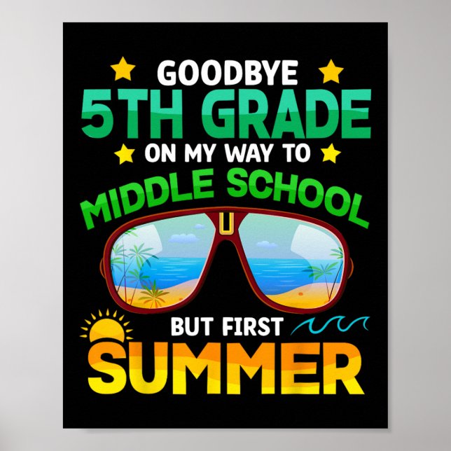 Klass väg till Mitten School Klass First Summer Gr Poster (Framsidan)
