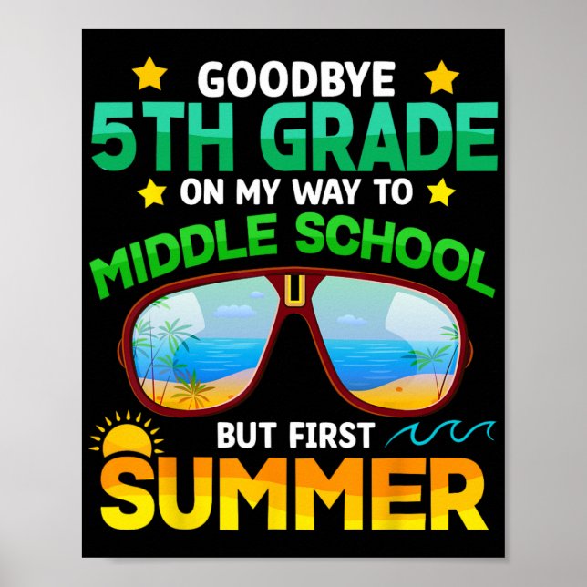 Klass väg till Mitten School Klass First Summer Gr Poster (Framsidan)