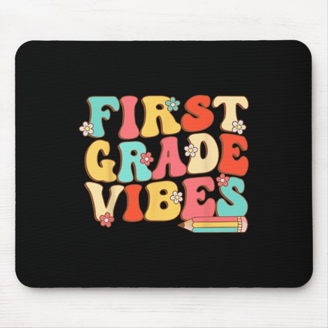 Klass vibbar Retro Groovy - 1:a klassens tillbaka  Musmatta (Framsidan)
