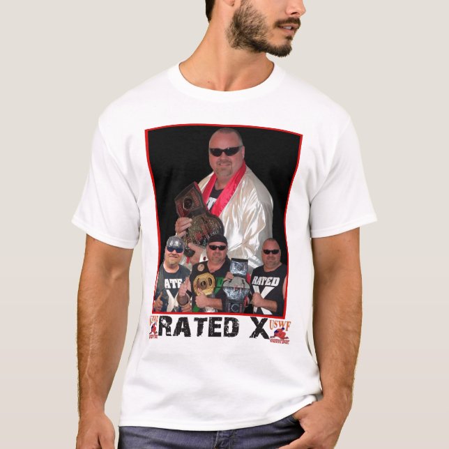 Klassad x-skjorta tee shirt (Framsida)