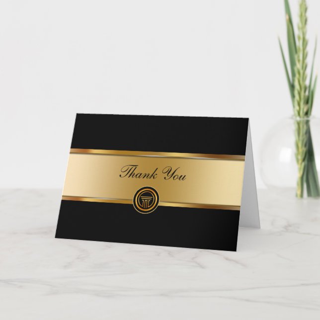 Klassadvokat Blank Business - tackkort (Framsida)