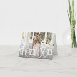 Klassår för fet överlagring i Studenten Tack Kort