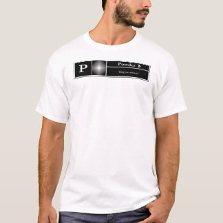Klassat P för pudrar - Snowboarding T-shirt