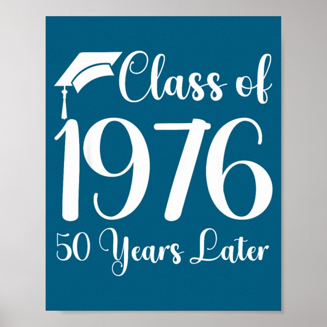 Klassåterträffen 1976 50 år senare poster (Framsidan)