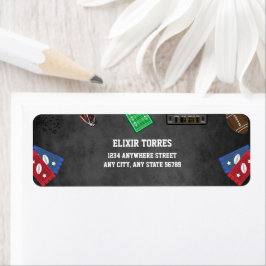 Klassduk Det Är Speltid Fotboll Baby Shower Returadress Etikett