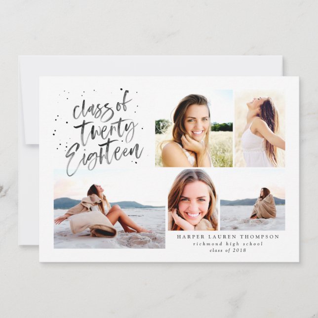 klassen 2018 student multifoto-meddelande meddelande (Framsida)