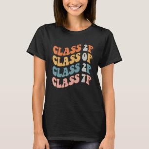 klassen 2027 växer med mig 2027 studenten t shirt