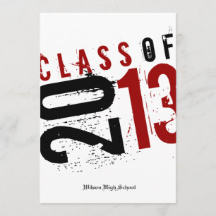 Klassen Artistic Black, White and Red 2013 Inbjudningar