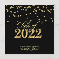 Klassen Black & Guld Polkadot Glitter från 2022 Pa