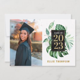 Klassen Black & Guld Studenten 2021 Photo Yard Inbjudningar