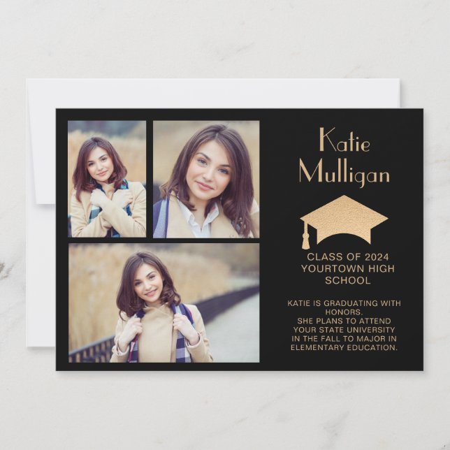 Klassen Black Guld Studenten 2024 Photo (Framsida)