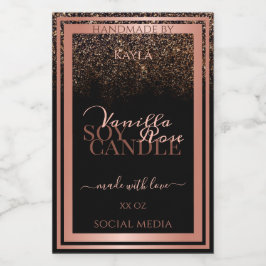 Klassen Black Product Packets Labels Ro Guld Mat Etikett