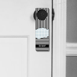 Klassen Black White Strepe Net Torn in använda!