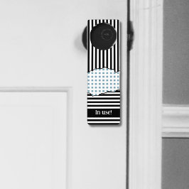 Klassen Black White Strepe Net Torn in använda!