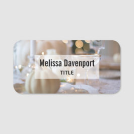 Klassen Bord med Finare Ställe-inställning Namnbricka