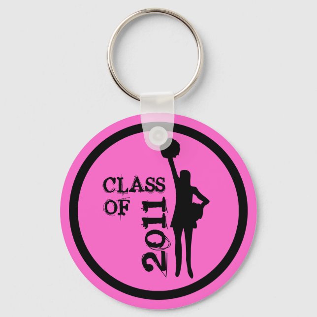 Klassen CheerLeader Studenten 2011 Keychain 6 Nyckelring (Framsida)