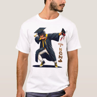 Klassen Dabbing African Black Boys Tonåringars Stu T Shirt