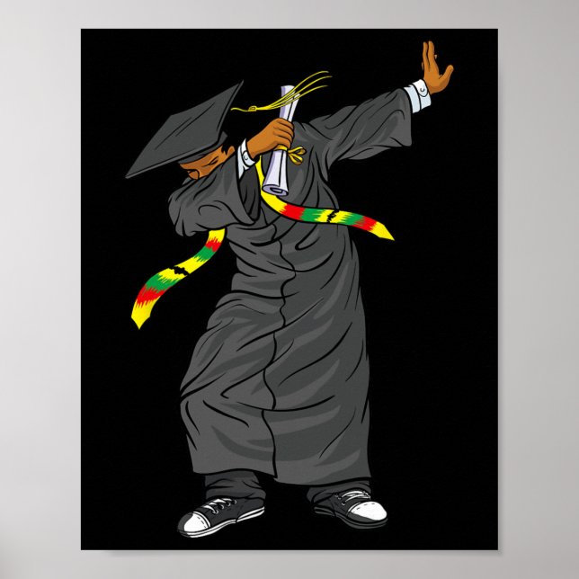 Klassen Dabbing Studenten 2024 Black History Mon Poster (Framsidan)