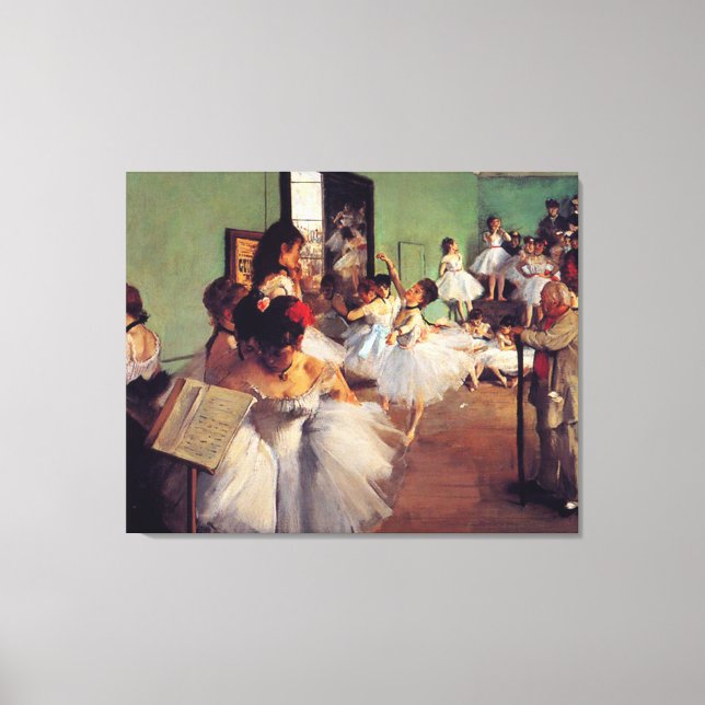 Klassen Dance av Edgar Degas Canvastryck (Framsida)