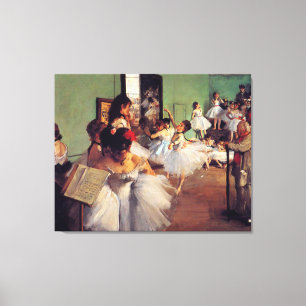 Klassen Dance av Edgar Degas Canvastryck