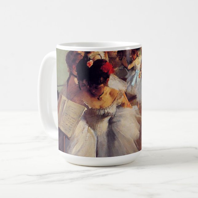 Klassen Dance av Edgar Degas Kaffemugg (Framsida vänster)
