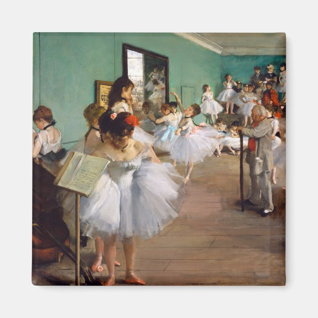 Klassen Dance av Edgar Degas Magnet (Framsidan)