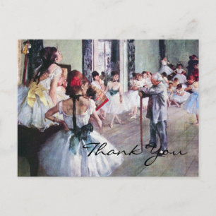 Klassen Dance av Edgar Degas Vykort
