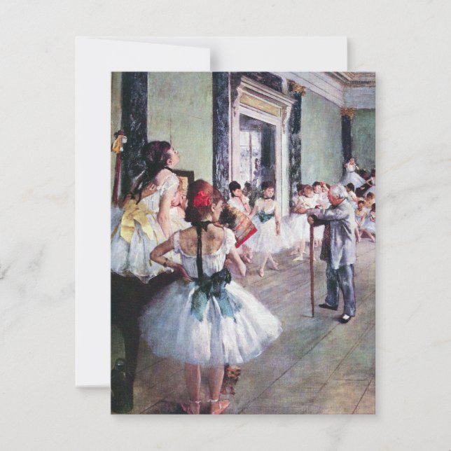Klassen Dance by Edgar Degas, Vintage Ballet Art (Framsida)