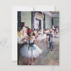 Klassen Dance by Edgar Degas, Vintage Ballet Art