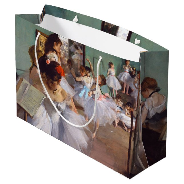 Klassen Dance, Edgar Degas Large Gift Bag (Baksidan Vinklad)