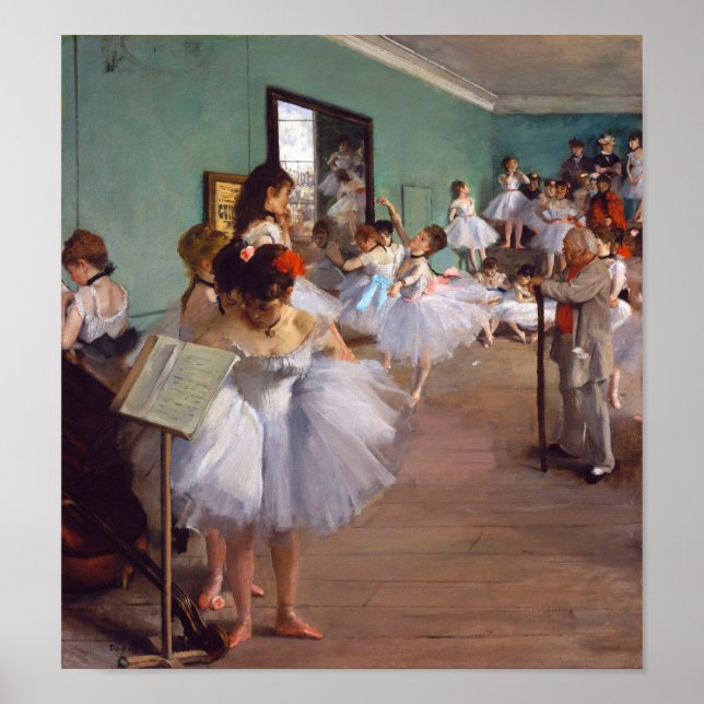 Klassen Dance, Edgar Degas Poster (Framsidan)