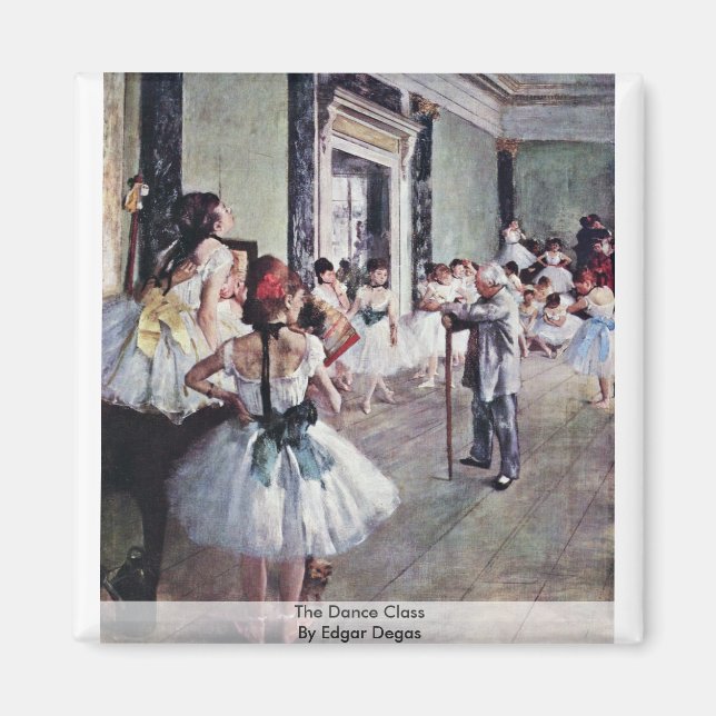 Klassen Dance efter Edgar Degas Magnet (Framsidan)