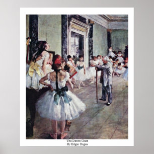 Klassen Dance efter Edgar Degas Poster