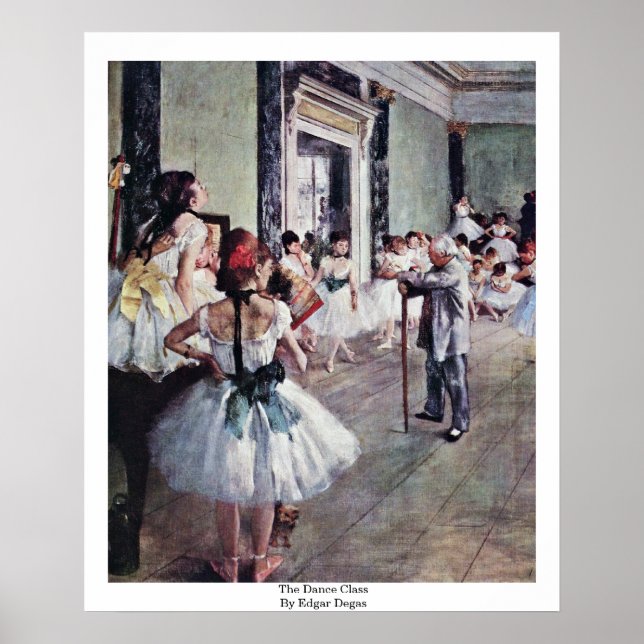 Klassen Dance efter Edgar Degas Poster (Framsidan)