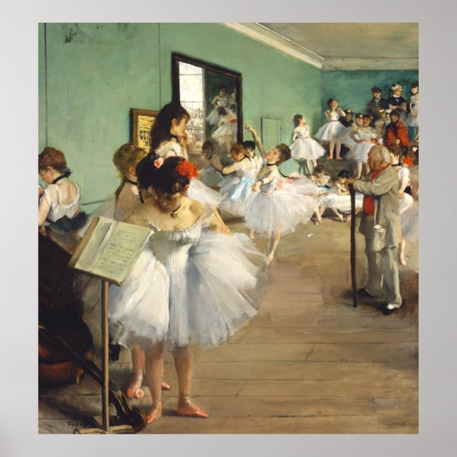 Klassen Edgar Degas Poster (Framsidan)