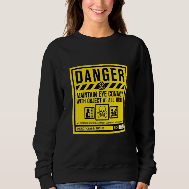 Klassen Euclid för scp Foundation Danger T Shirt (Framsida)