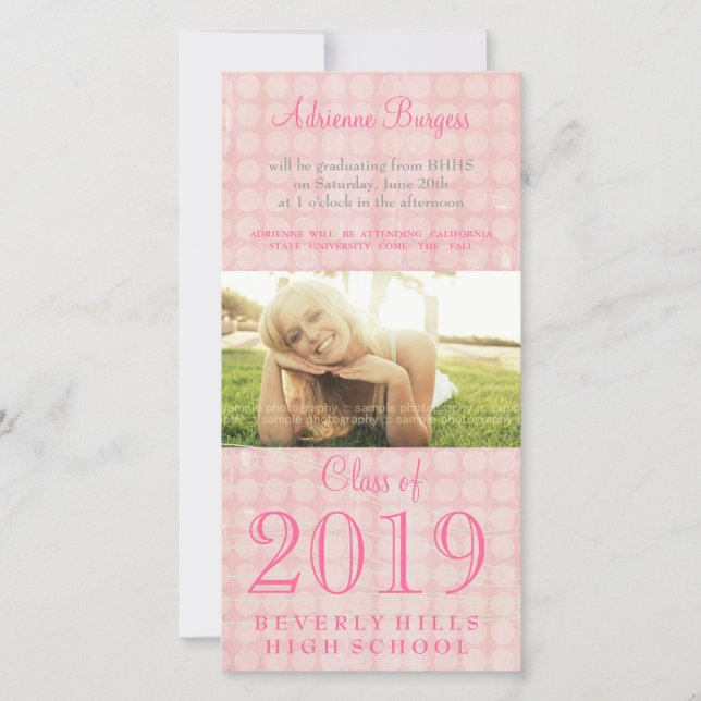 Klassen Flickor i Studenten 2011 års fotokort Meddelande (Framsida)