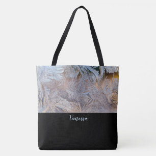 Klassen Frosted Monogrammed Tote Bag Tygkasse