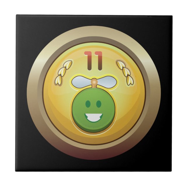 Klassen Glitch Achievement numismatizer griffin Kakelplatta (Framsidan)