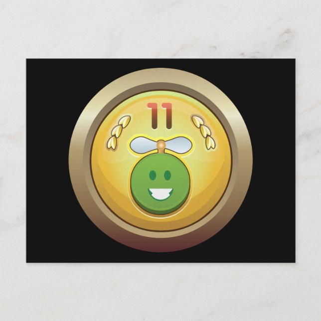 Klassen Glitch Achievement numismatizer griffin Vykort (Framsida)