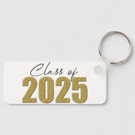 Klassen guld Glitter 2025 Nyckelring